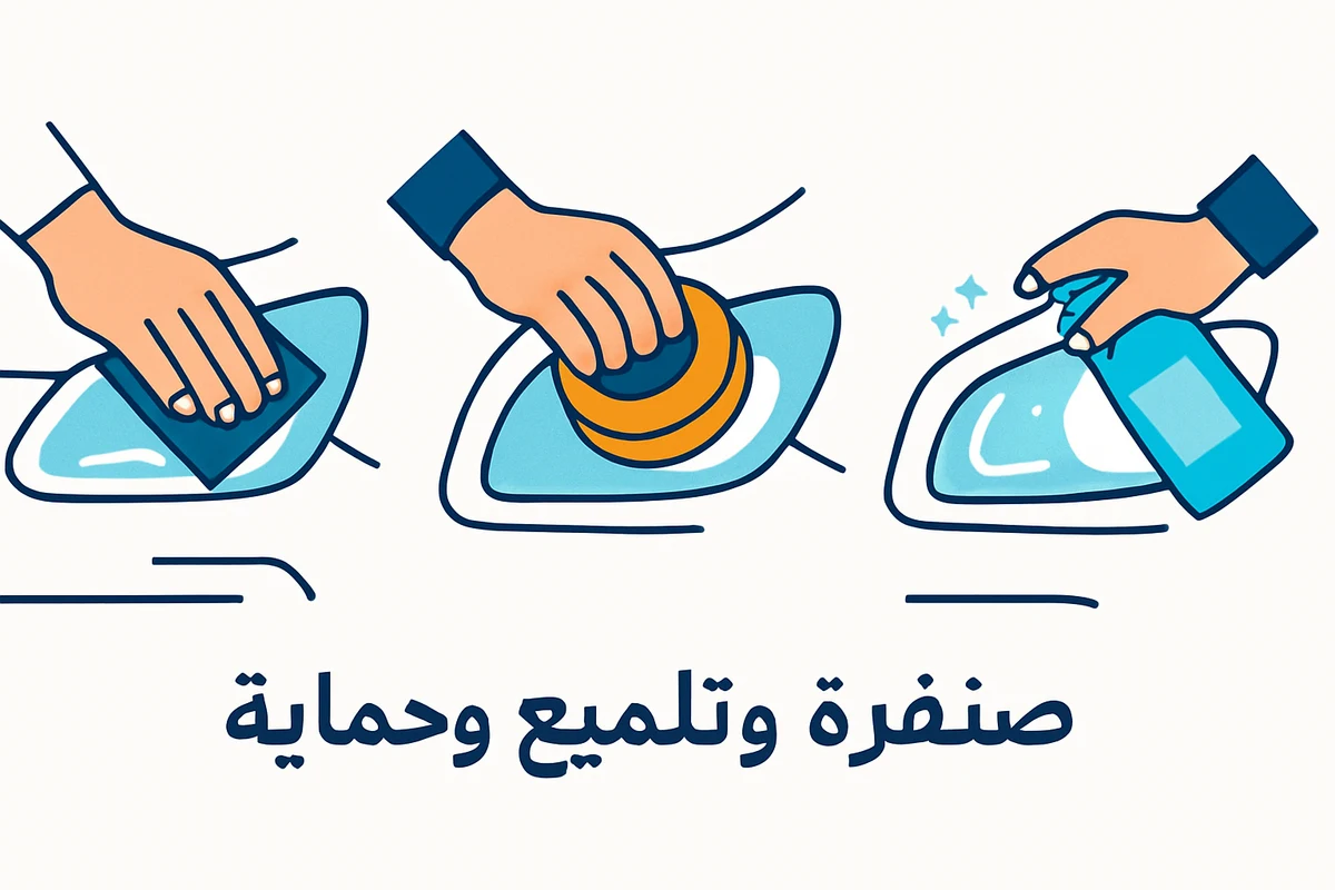 صنفرة وتلميع وحماية