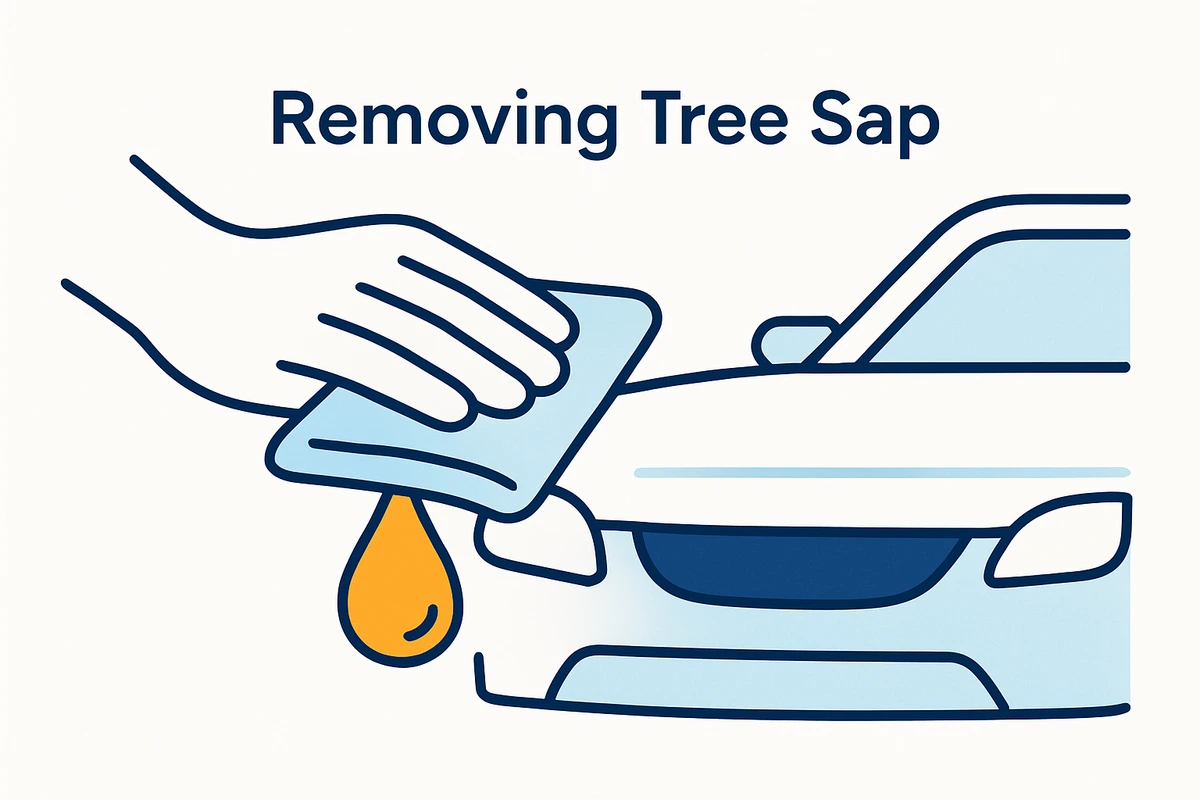 Removing Tree Sap