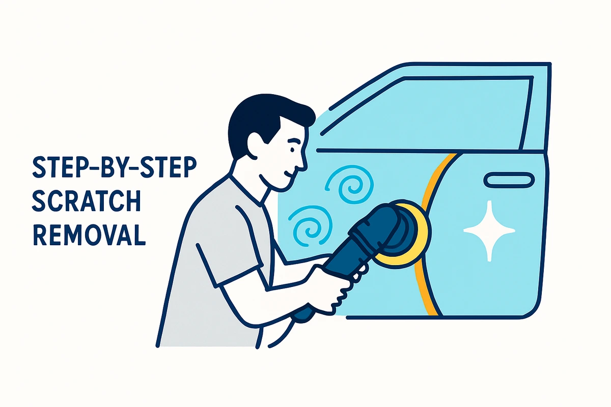 Step-by-Step Scratch Removal