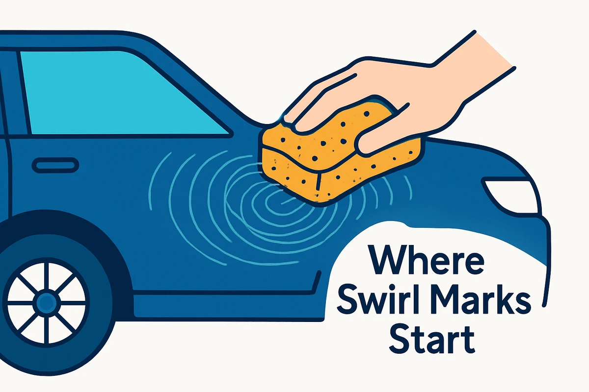 Where Swirl Marks Start